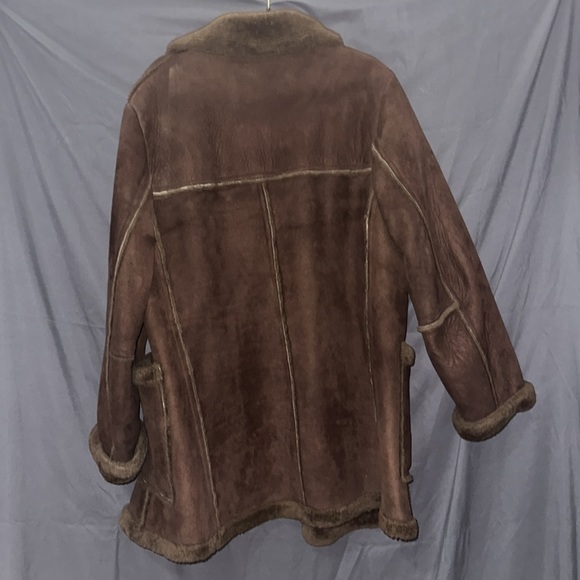 Vintage Brown long wool coat - Picture 12 of 14